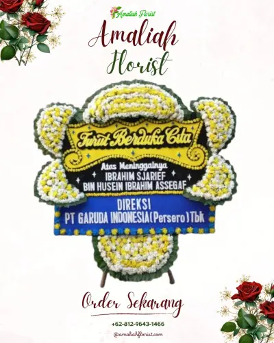 Papan Bunga Duka di Darmayasa
